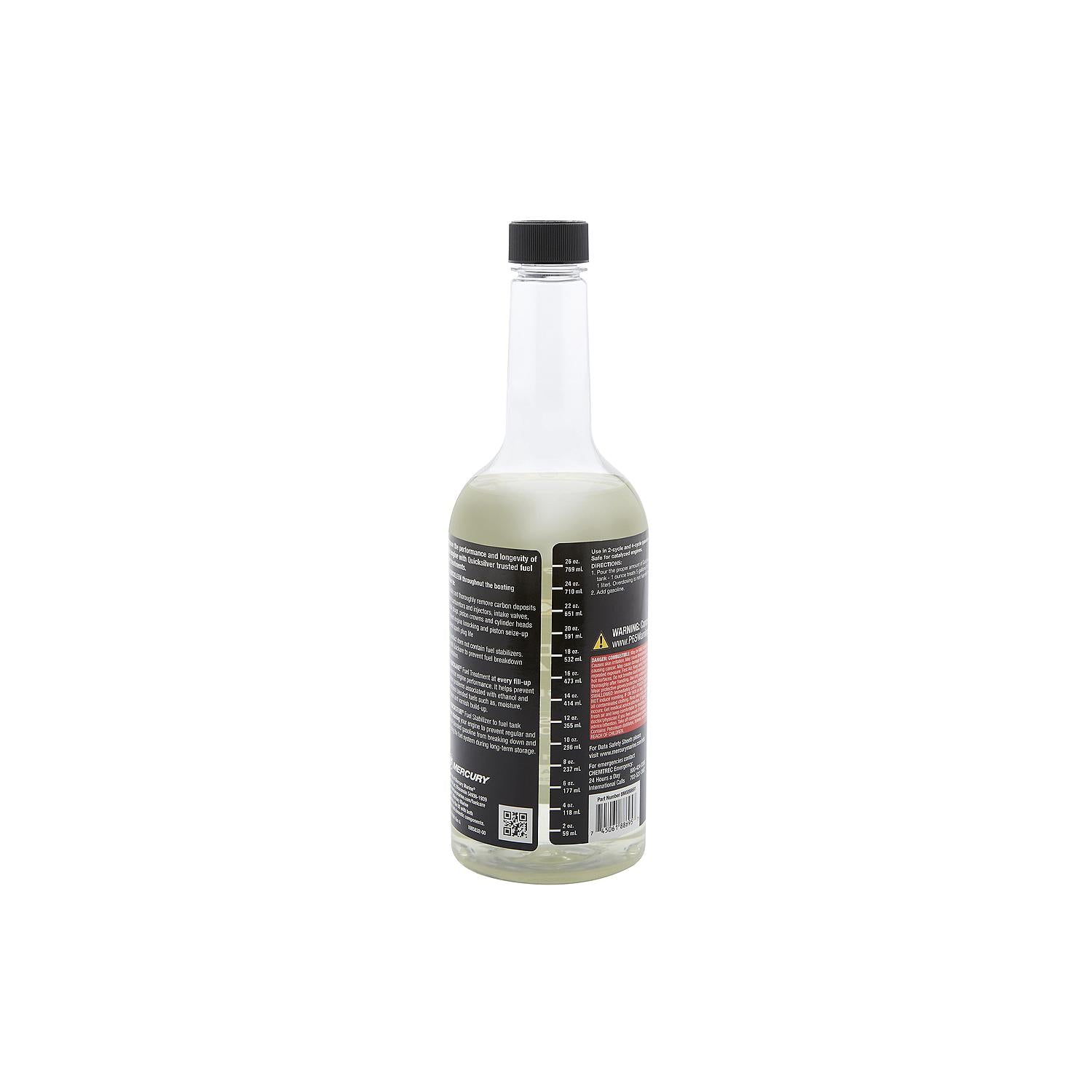 Mercury Precision 8M0058691 Quickleen 32 oz engine and fuel system cleaner for gasoline engines, carburetors, injectors, and spark plugs side 2