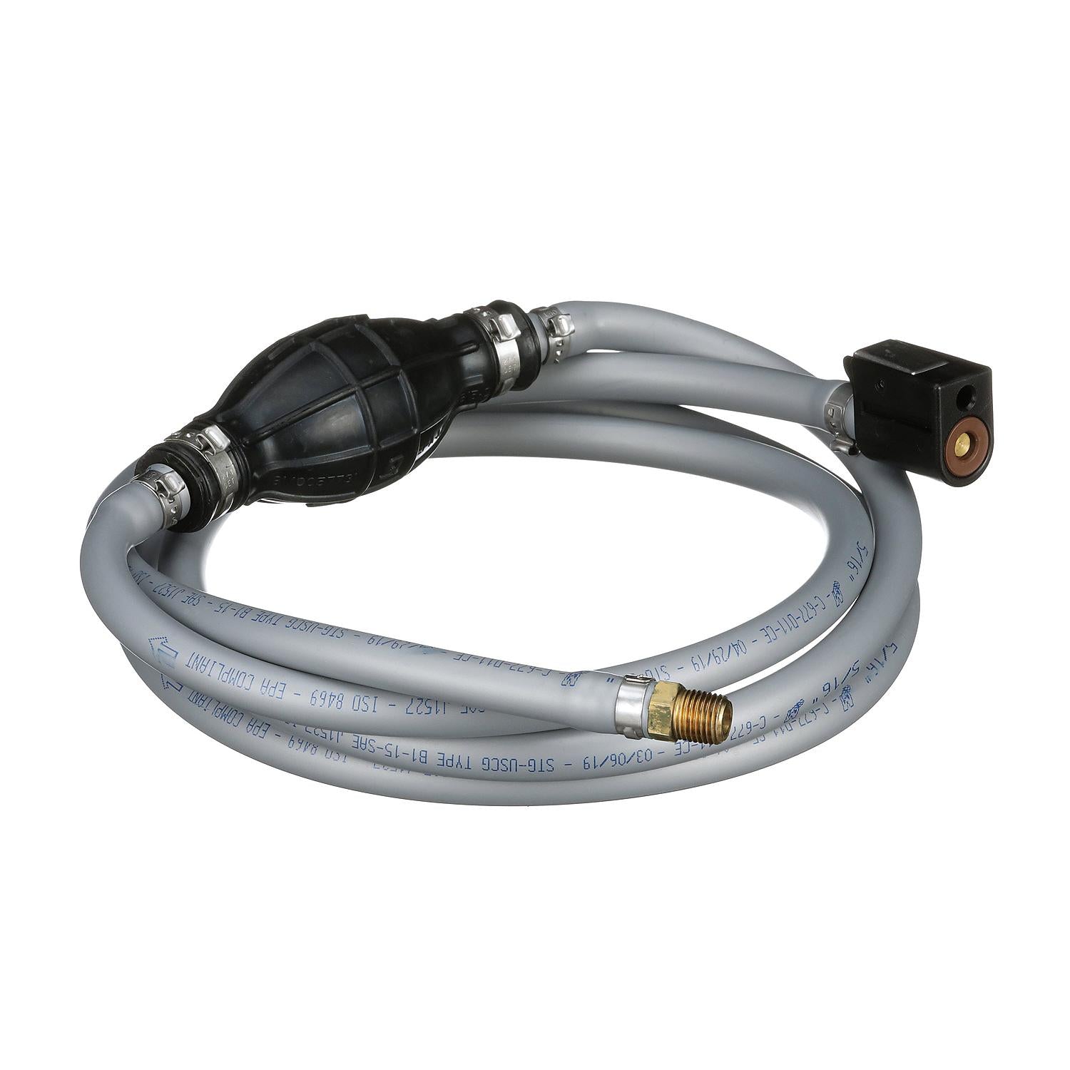 Mercury 8M0061892 fuel line assembly for select Mercury Mariner and Force outboards with clip-on disconnects Alt