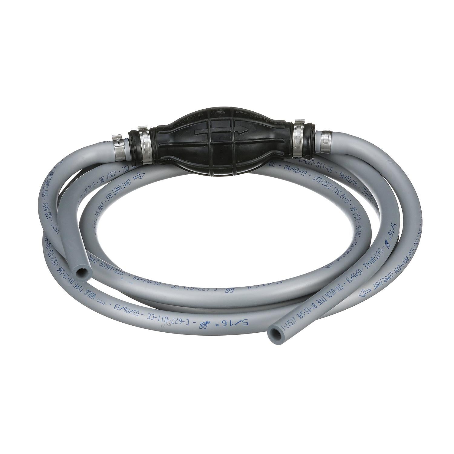 Mercury 8M0061899 5/16-inch I.D. 9-foot fuel line assembly with inline primer bulb