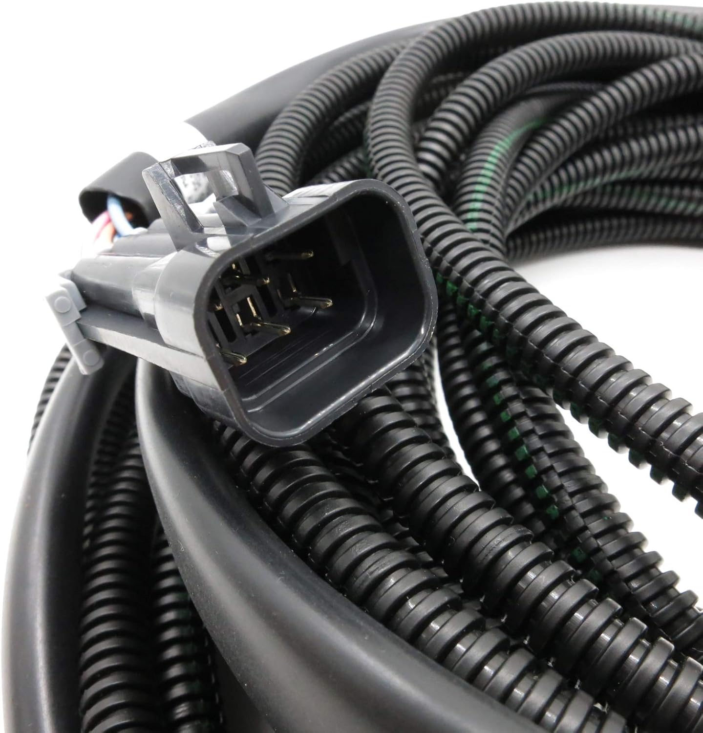Mercury 8M0075945 SmartCraft 6 pin male fuel paddle boat harness for Verado 75HP and above outboards and MCM MIE engines plug