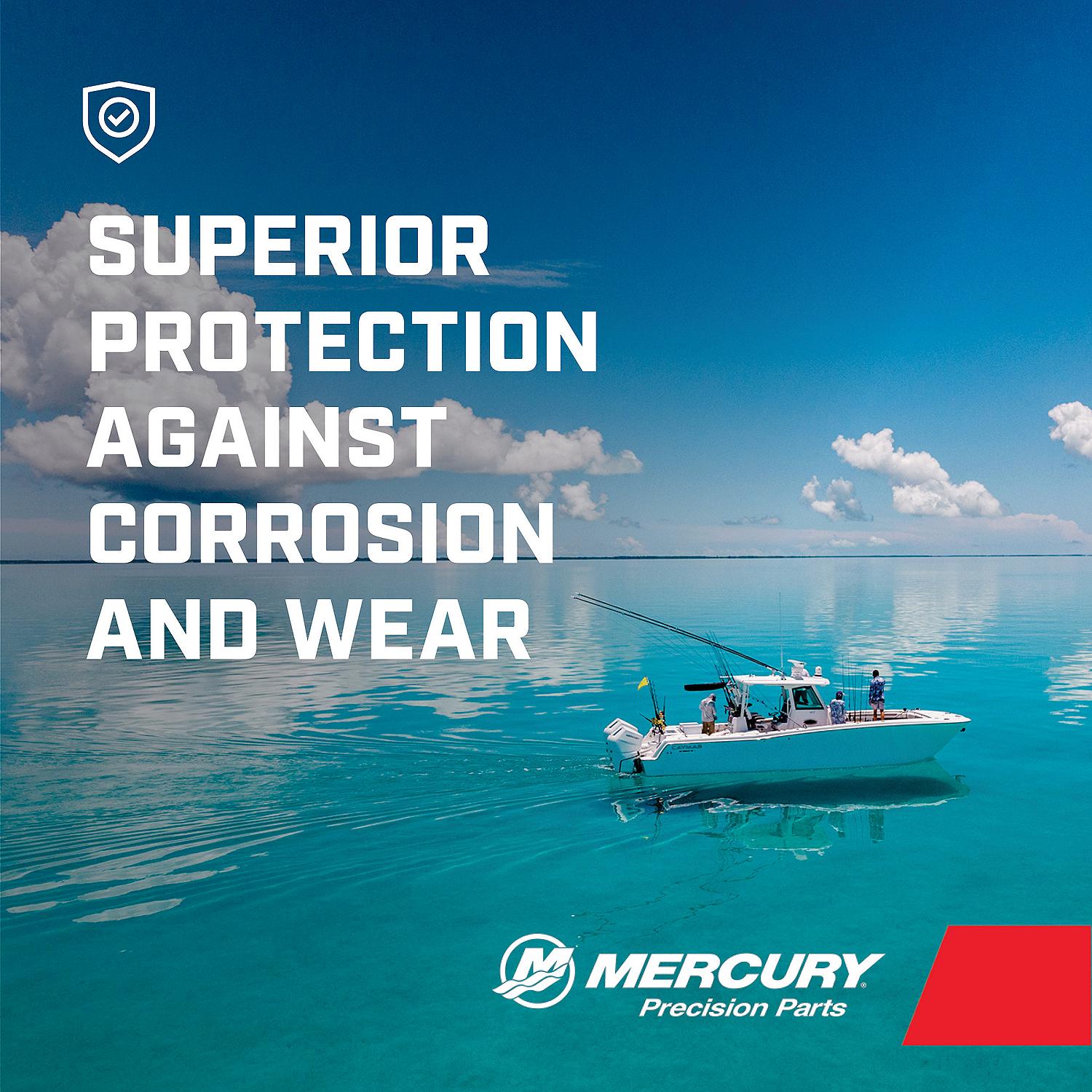 Mercury 25W-40 oil change kit for 15 and 20hp carbureted FourStroke outboards 8M0081914 Superior Protection