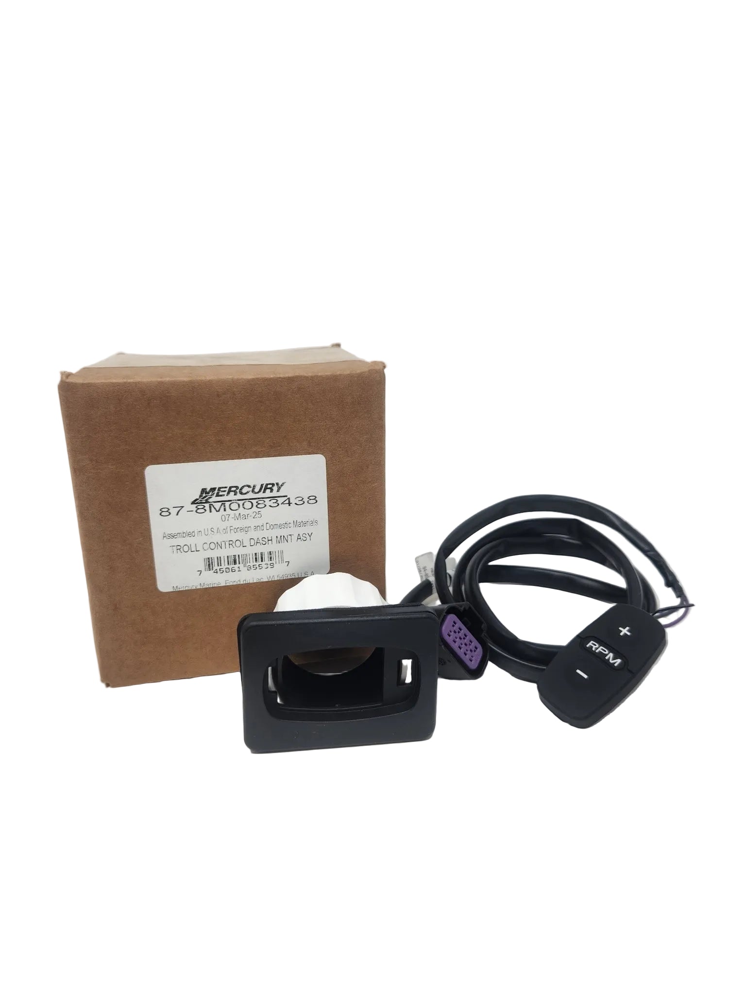 Mercury 8M0083438 SmartCraft Troll Control Dash Mount | WakeBoss