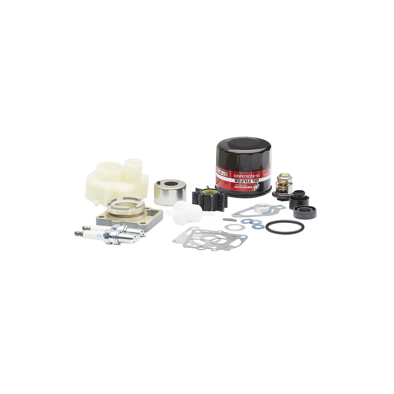 Mercury 8M0120838 300 hour maintenance kit for 15-20hp FourStroke outboards