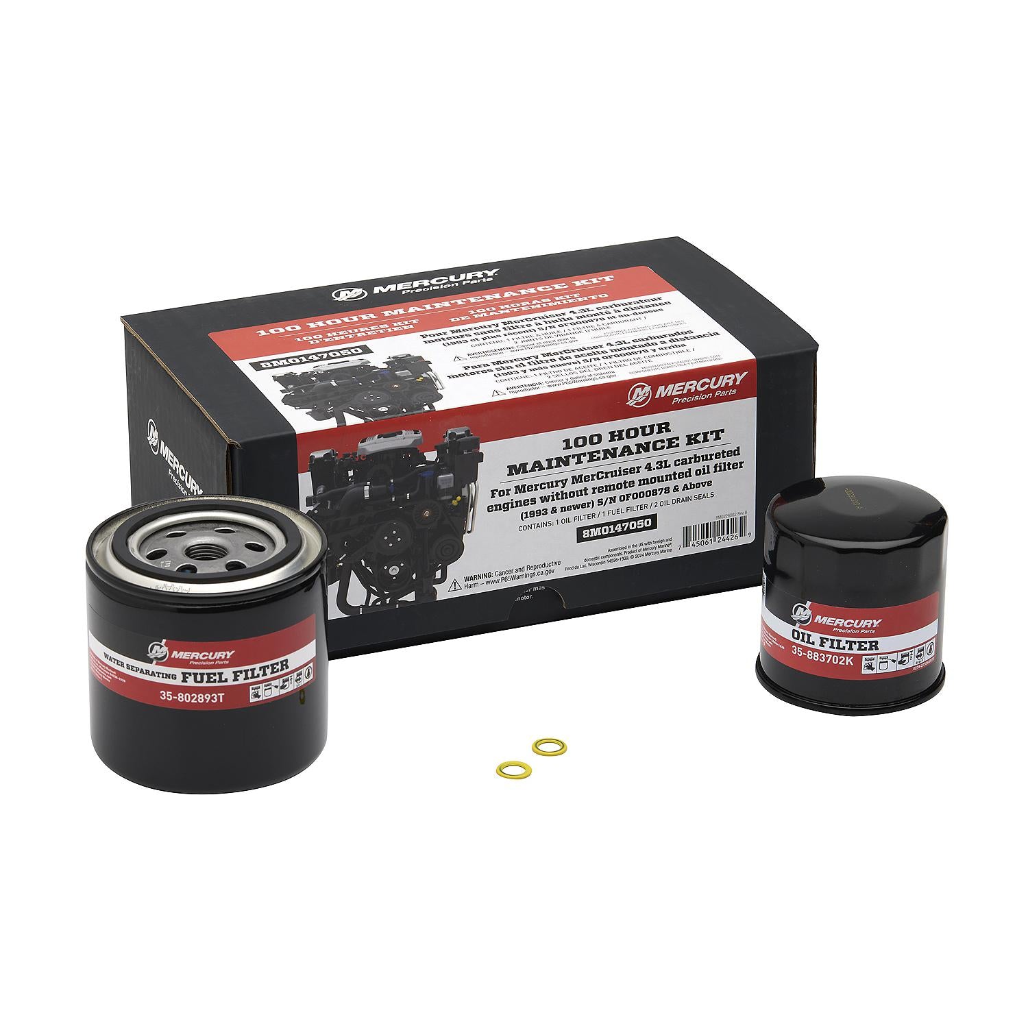 Mercury 100-hour maintenance kit MerCruiser 4.3L V6 8M0147050