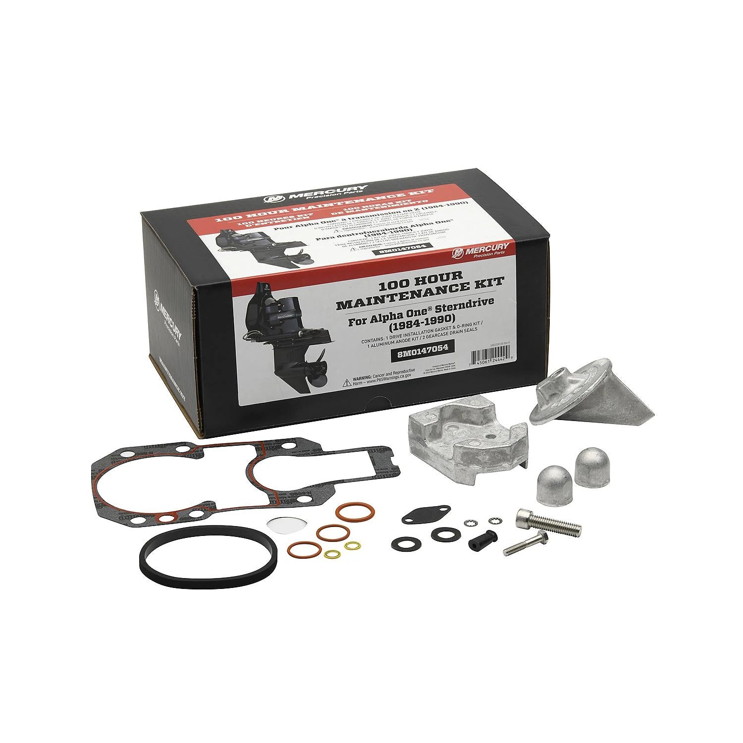 Mercury 8M0147054 MerCruiser Alpha One Sterndrive 100 Hour Maintenance Kit
