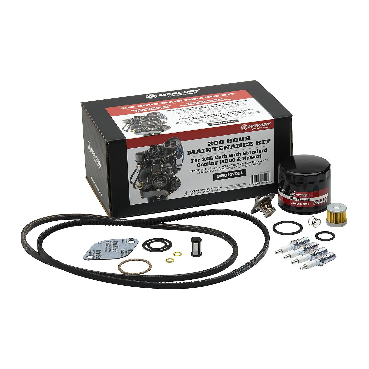 Mercury 300-hour maintenance kit MerCruiser 3.0L carb 8M0147061