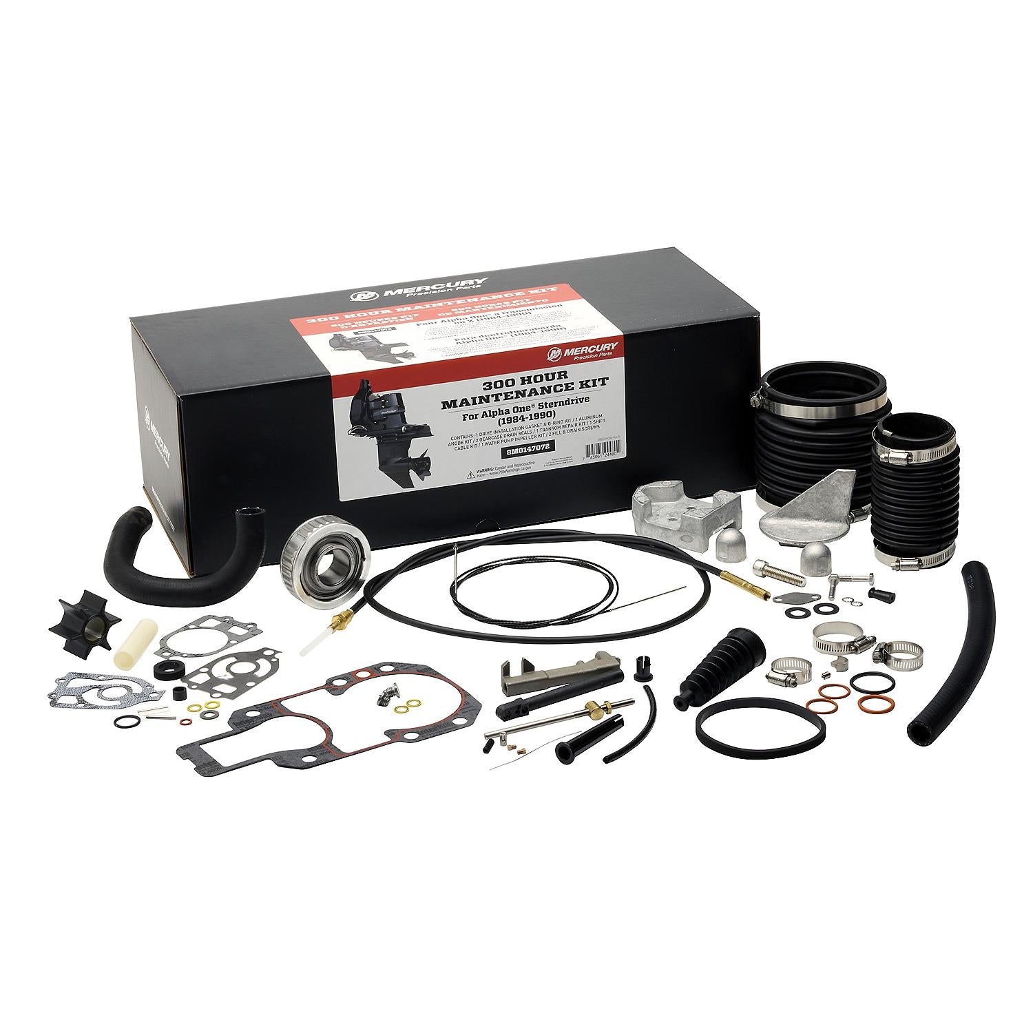 Mercury 8M0147072 Alpha One 300 hour maintenance kit for sterndrives 1984-1990
