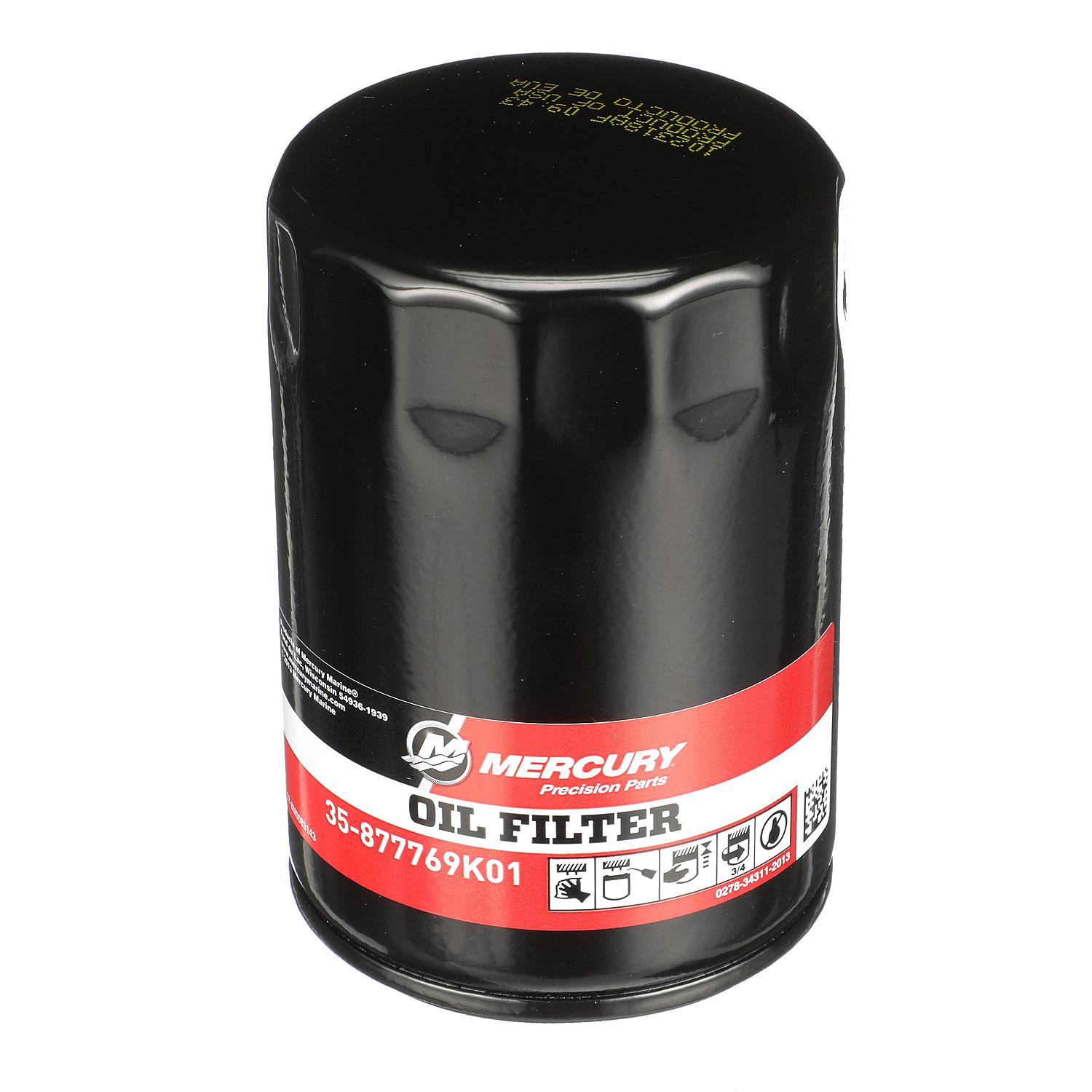 Mercury 300-hour maintenance kit for L6 Verado outboards 8M0149428 Oil Filter