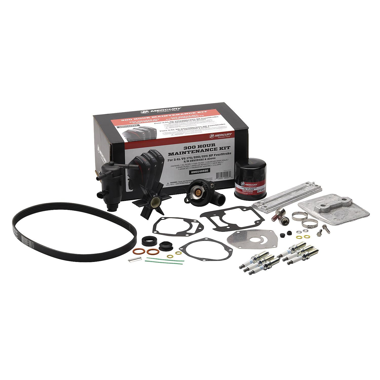 Mercury 8M0149930 3.4L V6 FourStroke 300 Hour Maintenance Kit