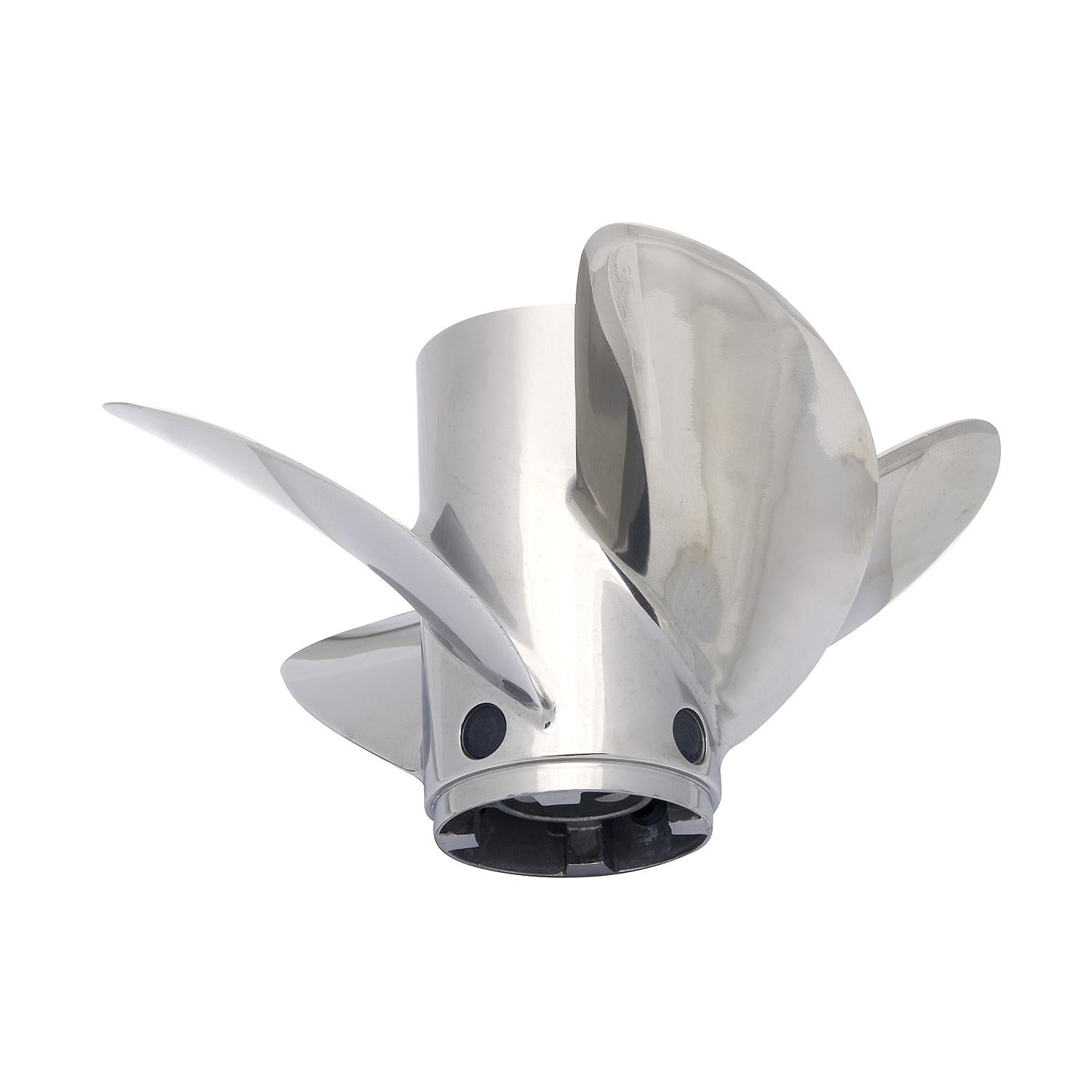 Mercury 8M0151326 Revolution 4 4-Blade Stainless Steel Propeller, 14.6" Dia. X 23" Pitch, Left Hand Rotation