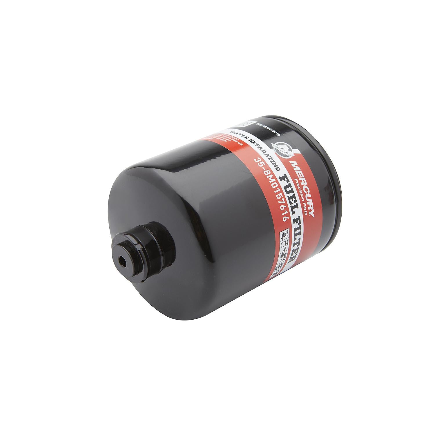Mercury Precision 8M0157707 water separating and sensing fuel filter kit for Gen 5 L6 Verado FSM 10 micron Filter Bottom