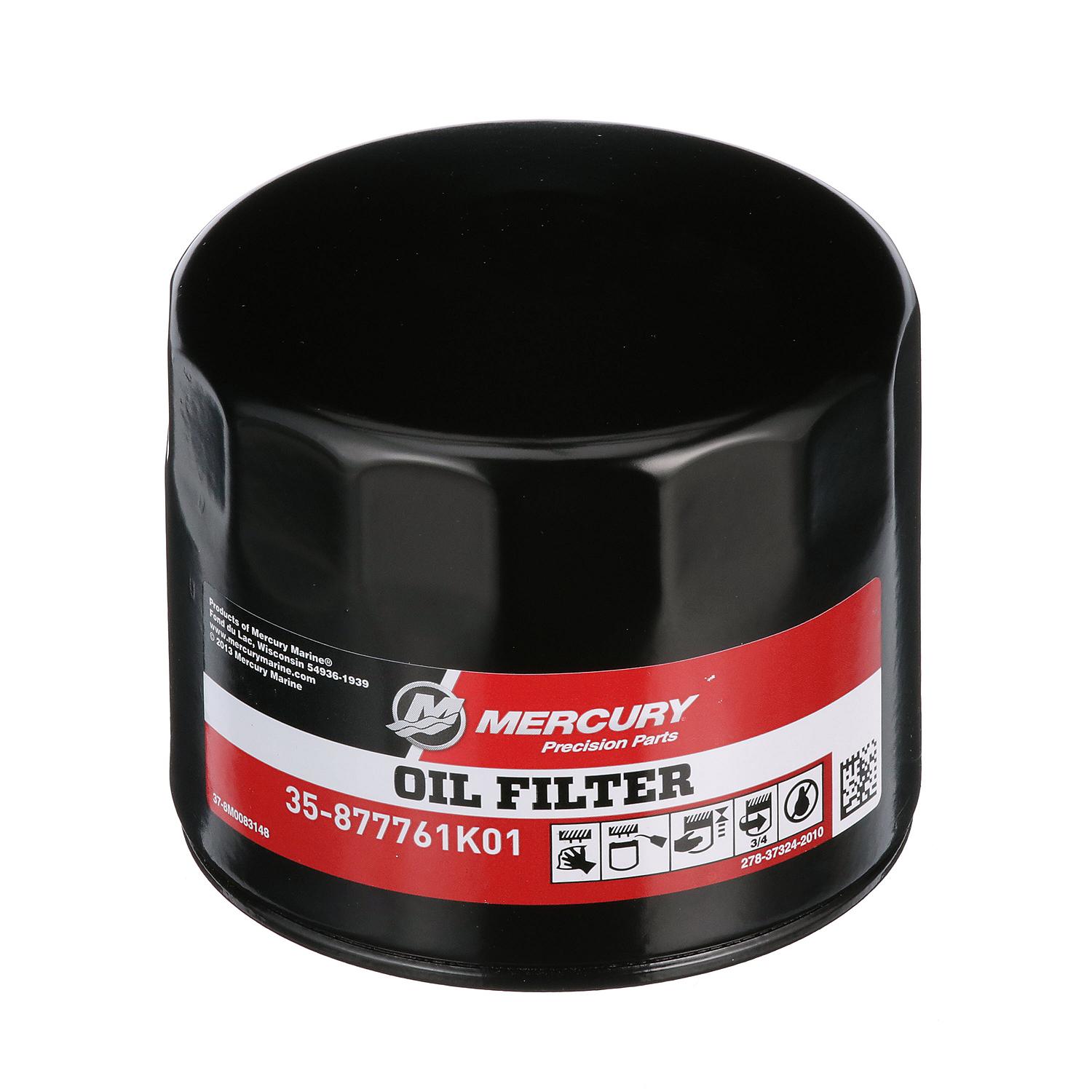 Mercury 3.0L 150hp EFI FourStroke 300-hour maintenance kit 8M0163132 Oil Filter