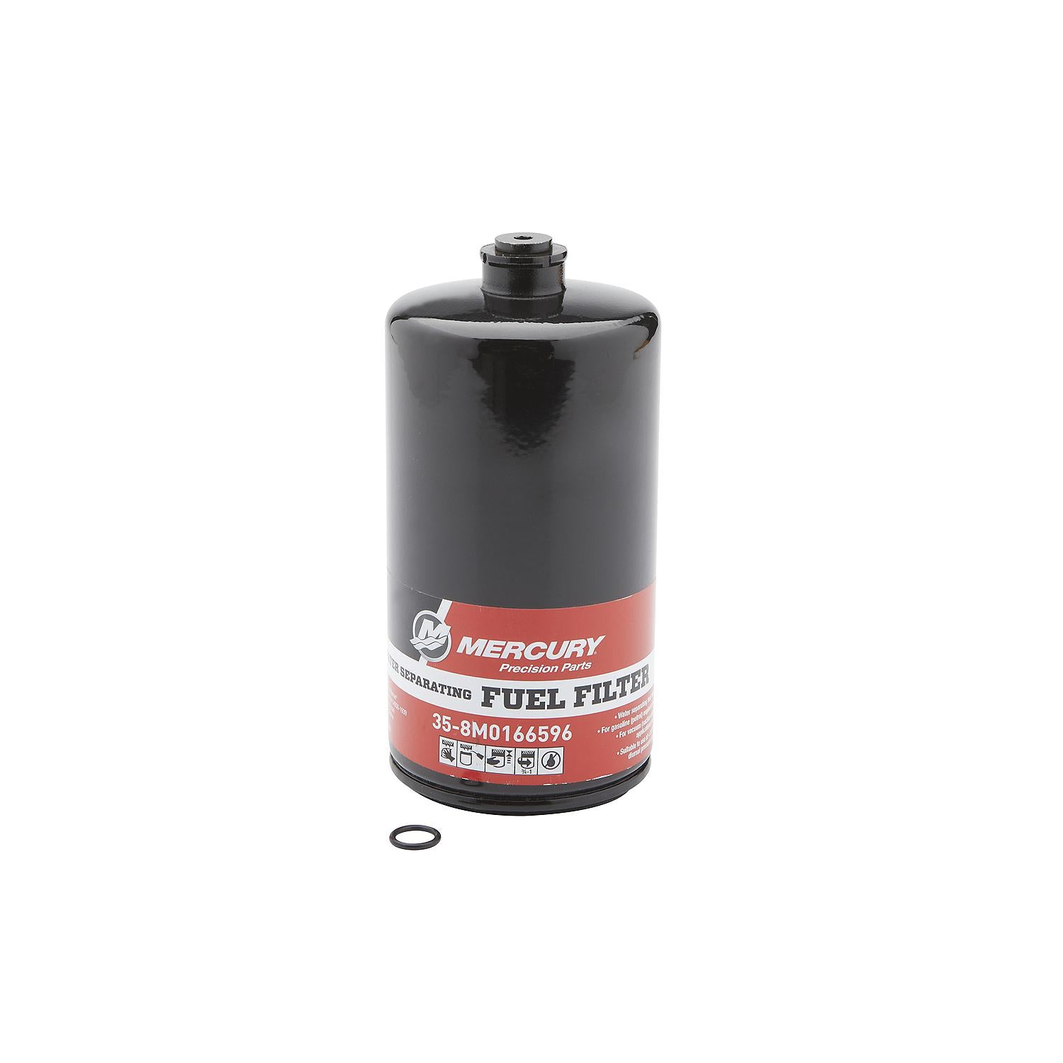 Mercury 8M0166596 water separating fuel filter for 450R 500R V12 600HP Verado and 500HP SeaPro outboards Top