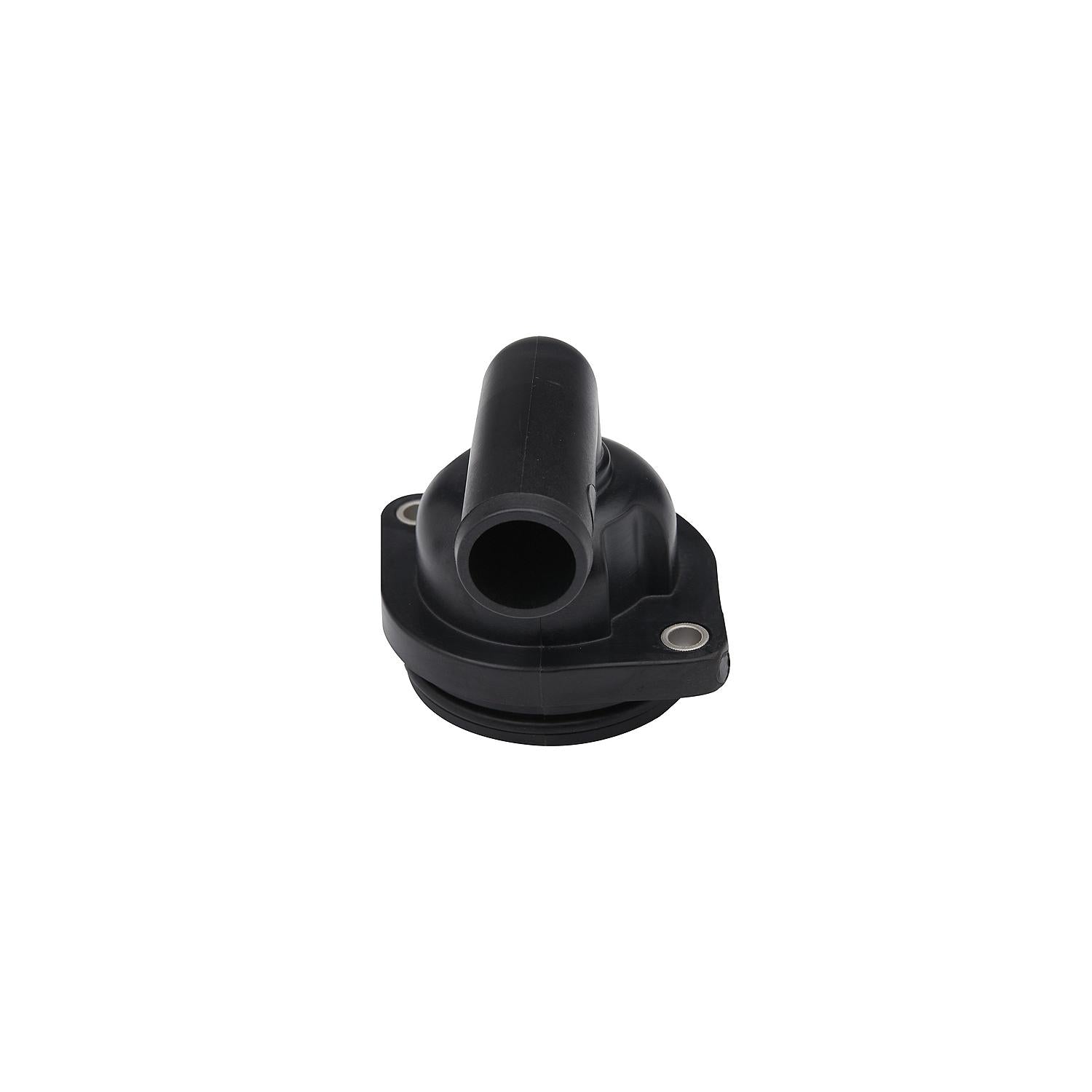 Quicksilver 8M0174561 140-degree Fahrenheit thermostat housing with 90-degree bend for Mercury Verado 135-400HP outboards. Front