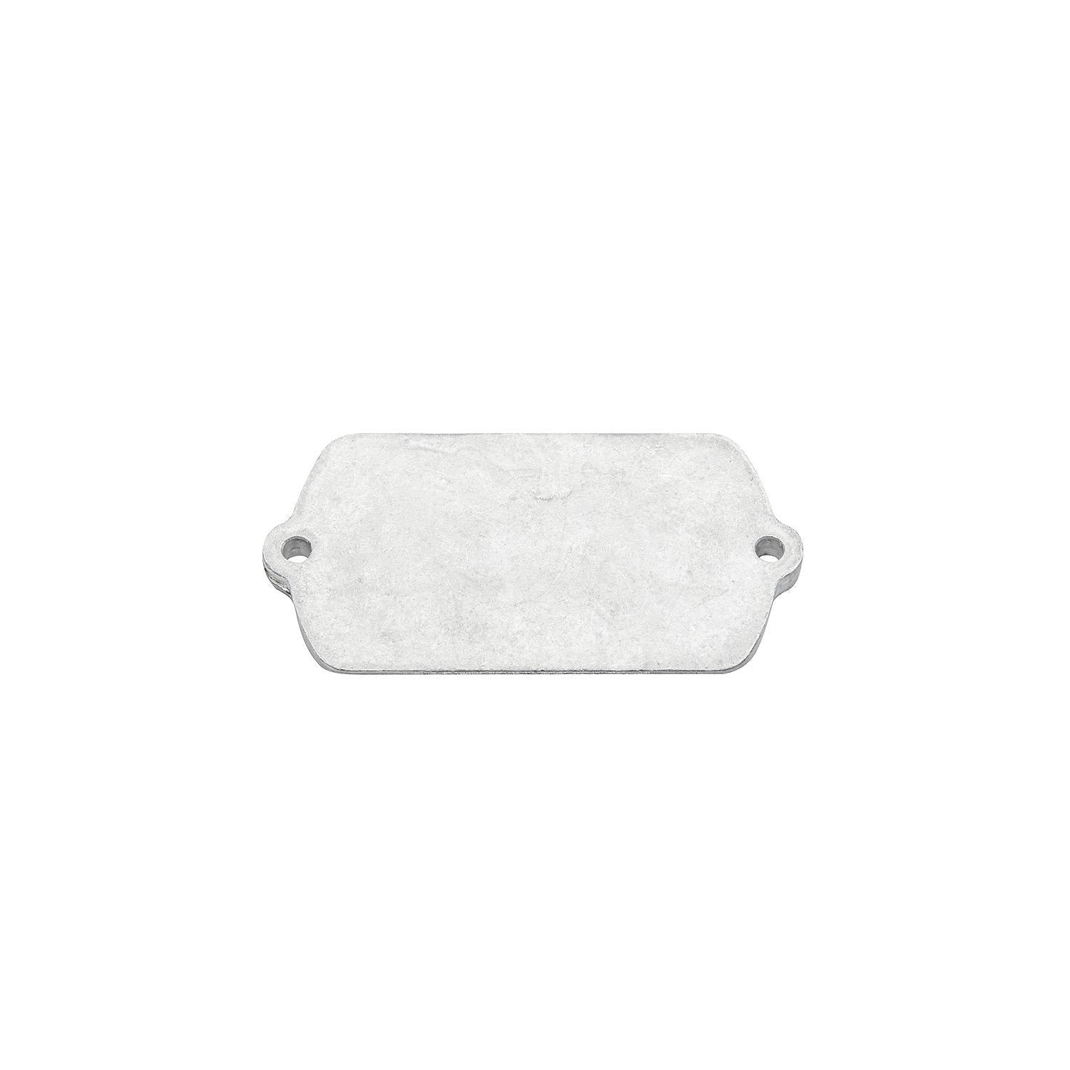 Mercury 8M0179780 aluminum power trim anode for 7.6L V12 600HP Verado and 500HP SeaPro outboards Back