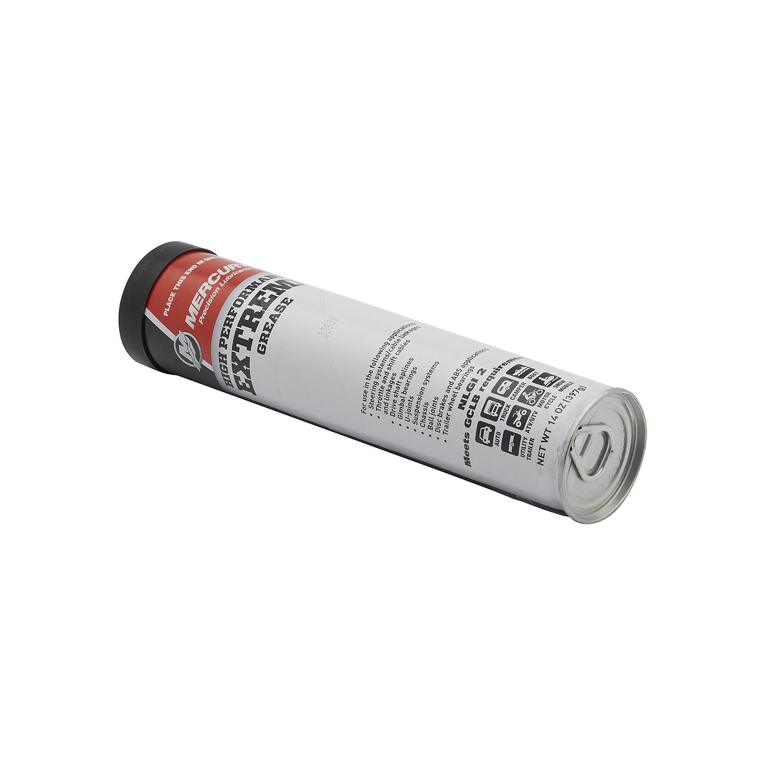 Mercury Precision 8M0190472 High Performance Extreme Grease NLGI 2 14 oz cartridge Side