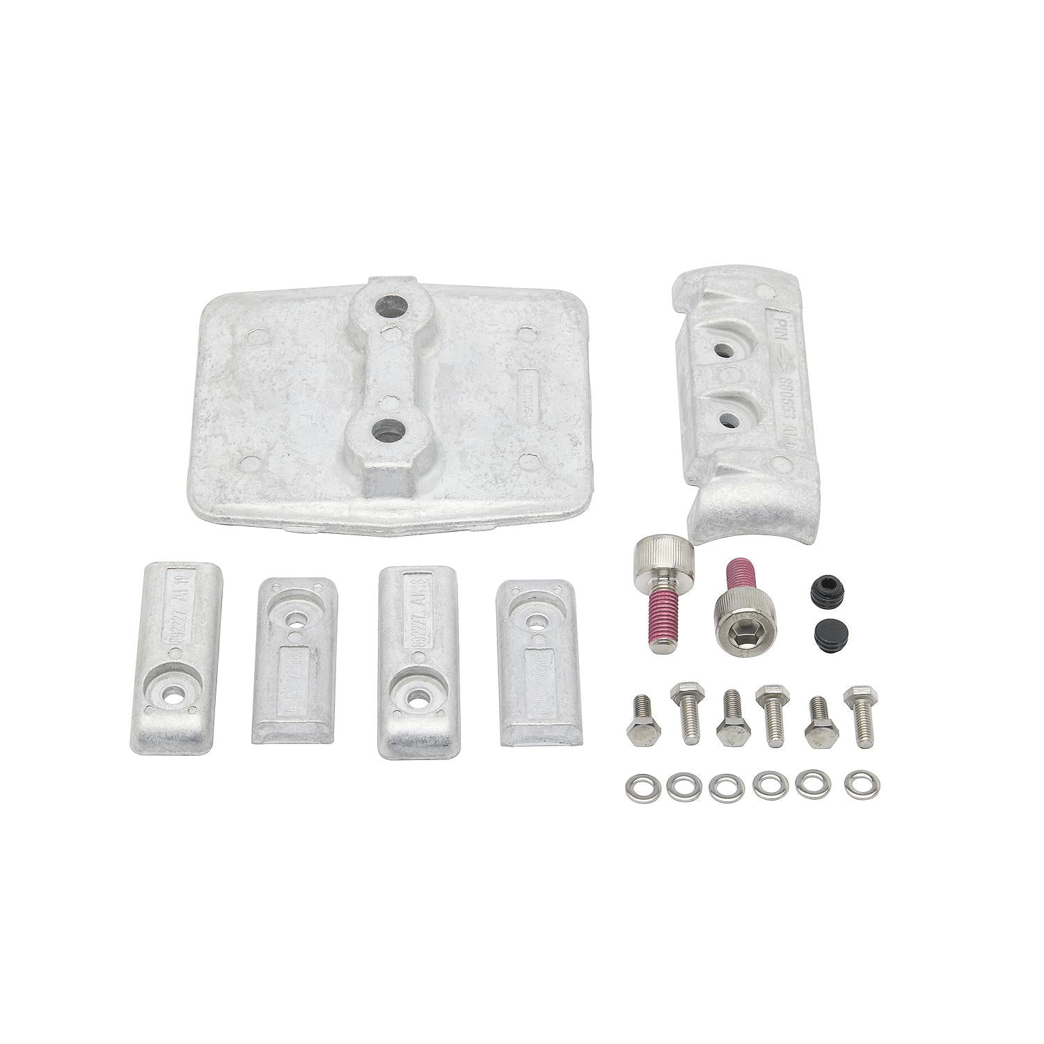 Mercury 8M0205955 anode kit for 4.6L V8 250-300HP Verado and Mercury Racing 250R 300R outboards