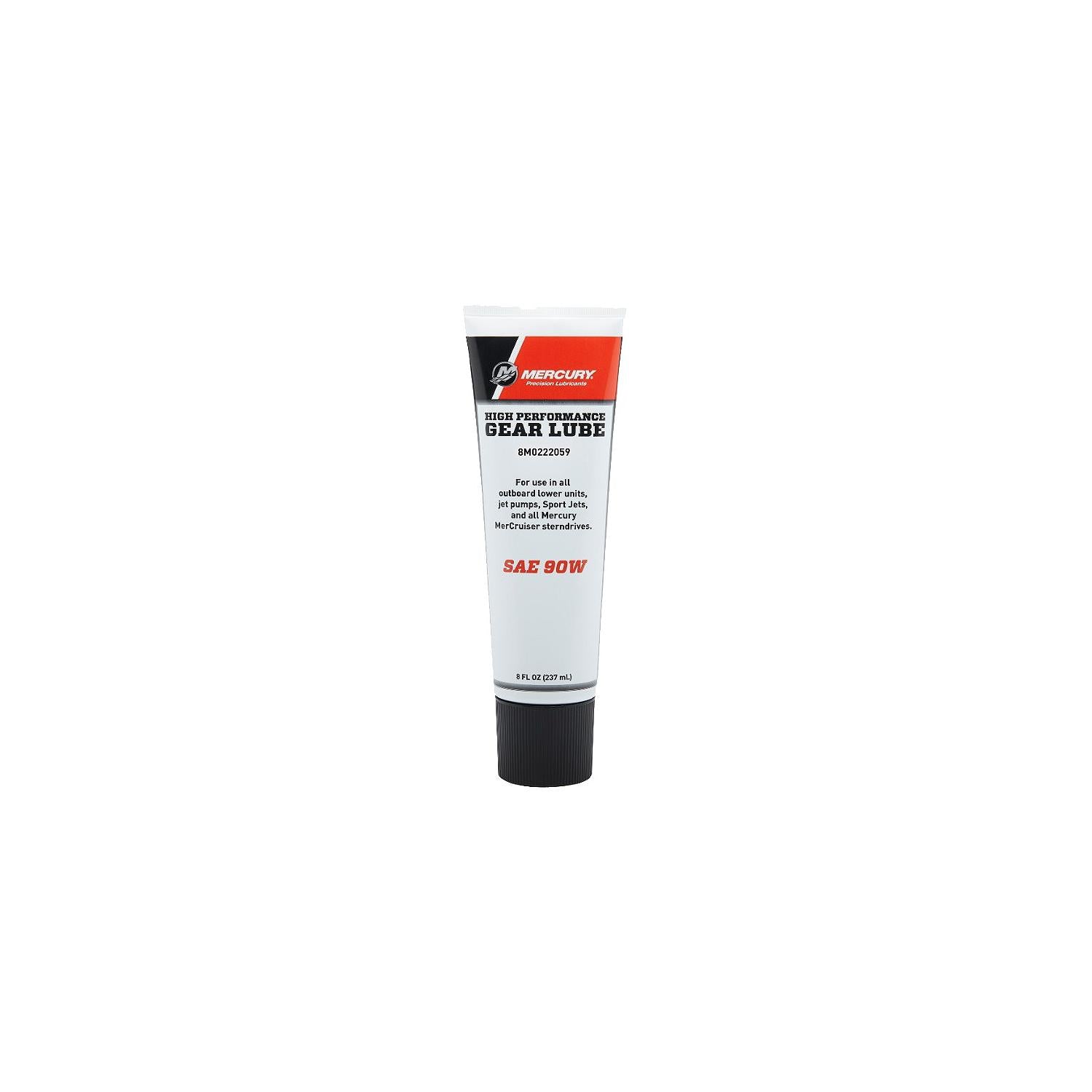 Mercury SAE 90 High Performance Gear Lube, 8 oz tube, part 8M0222059