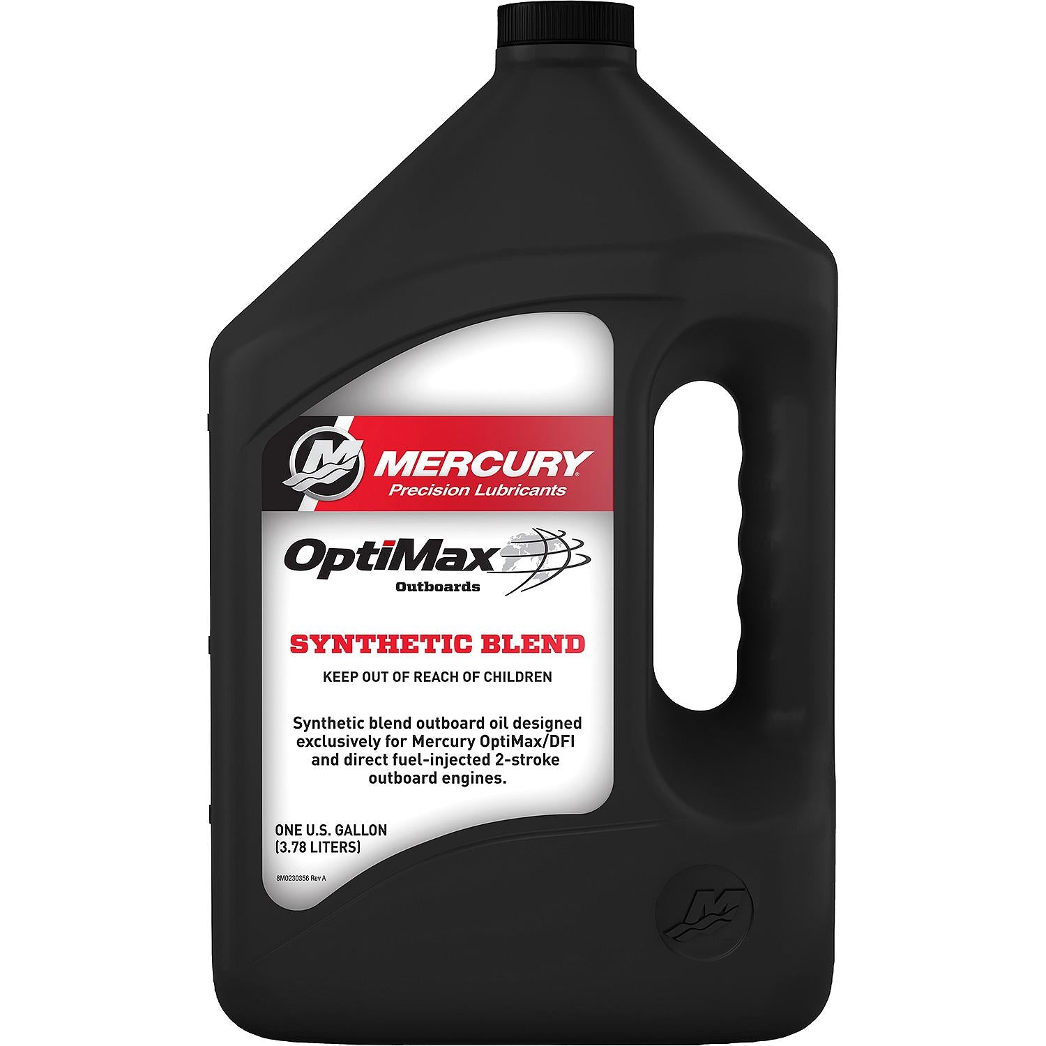 Mercury Performance DFI 2-stroke synthetic blend marine engine oil 1 gallon 8M0229798