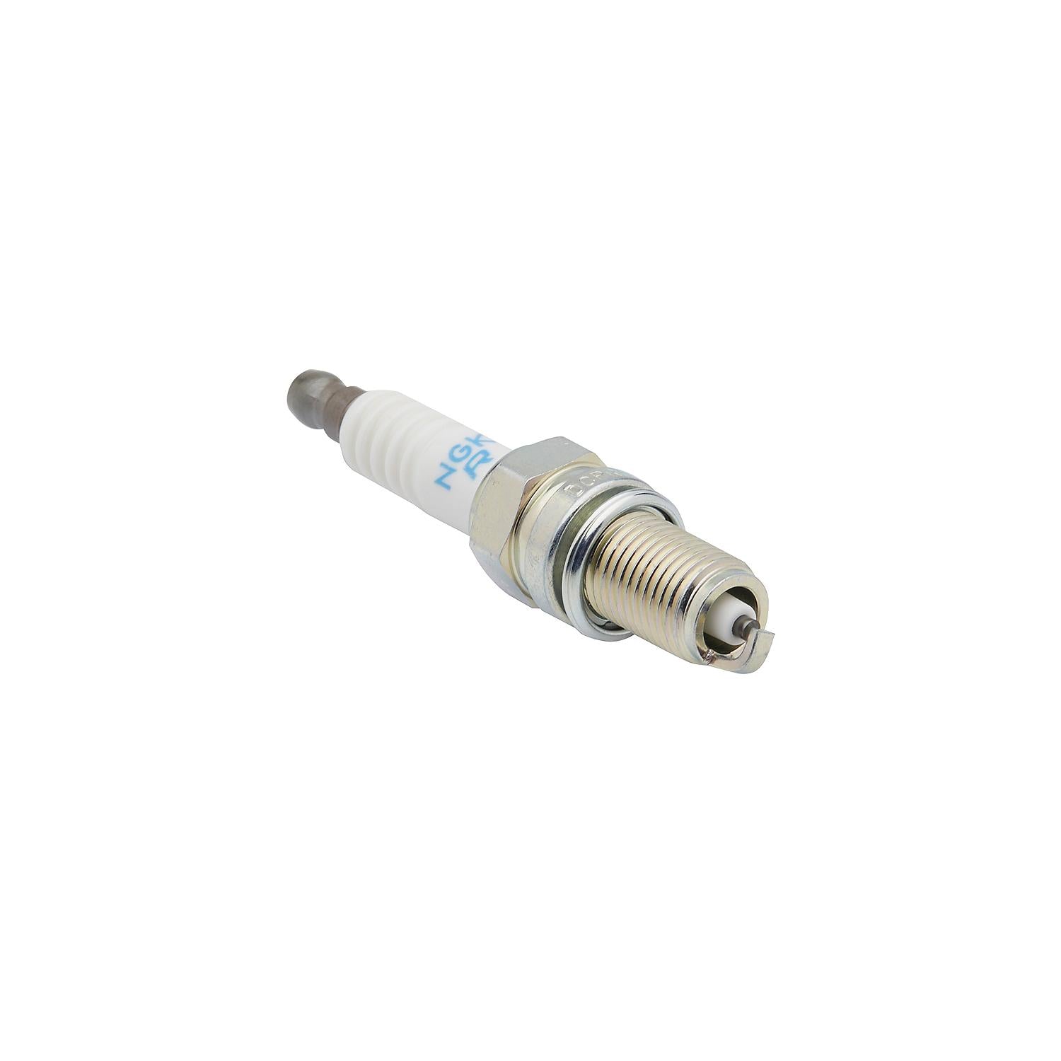 Quicksilver 8M0234113 NGK DCPR6E spark plug for select Mercury engines Angle