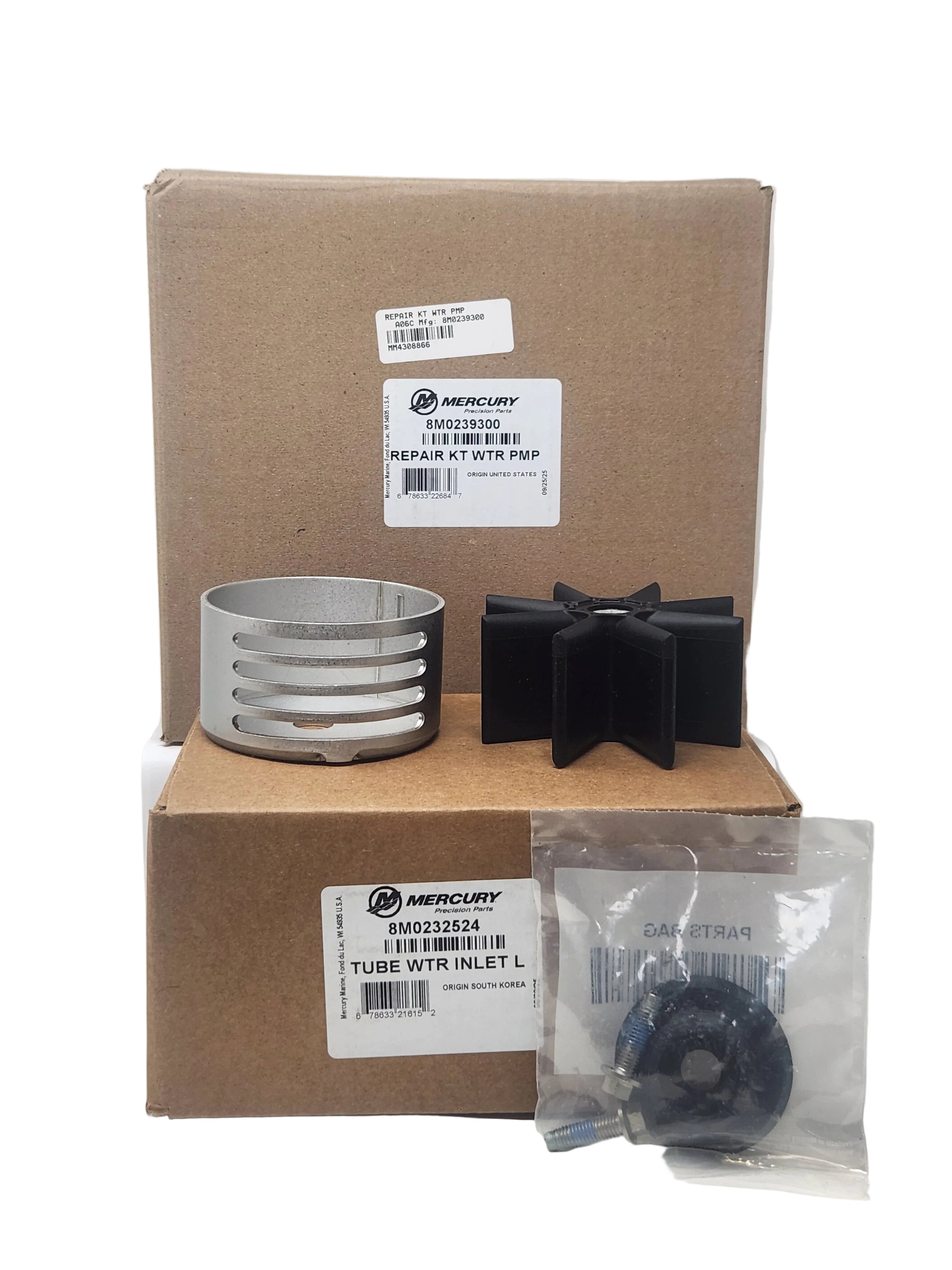 Mercury 8M0239300 Water Pump Repair Kit V12 L Shaft