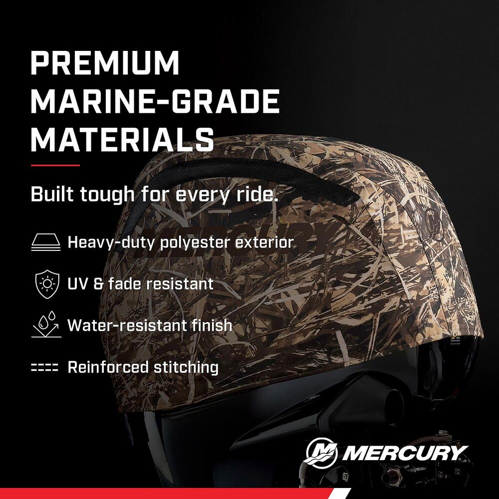 Mercury 8M0243229 Shoreline Grass vented splash cover for 40-60 HP outboards - view 3