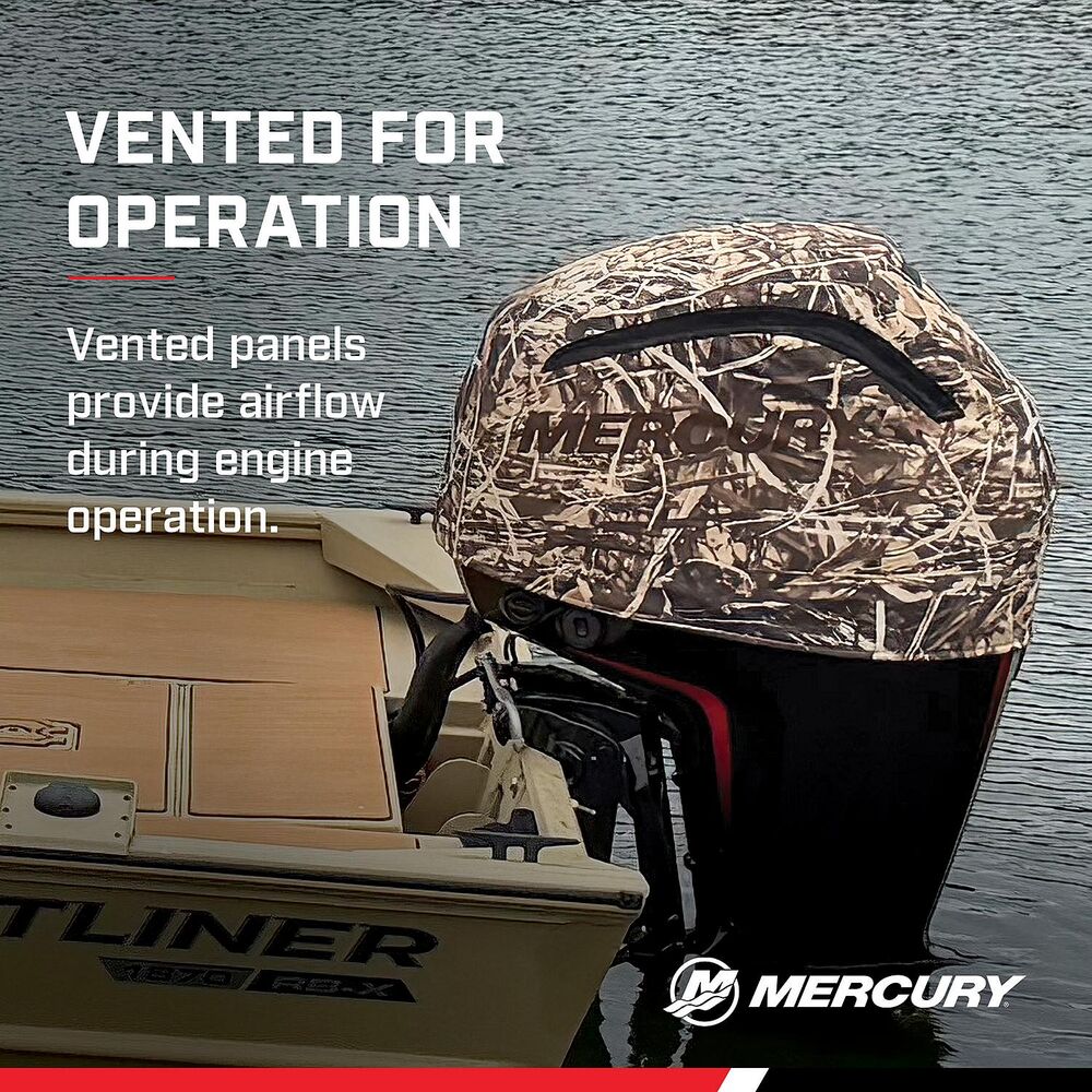 Mercury 8M0243230 Shoreline Grass vented splash cover for 75-115 HP outboards - view 4