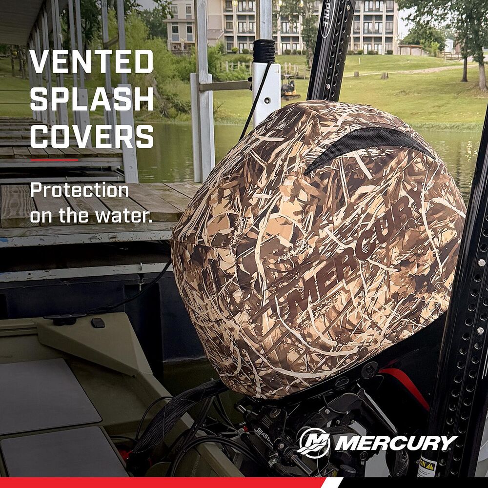 Mercury 8M0243230 Shoreline Grass vented splash cover for 75-115 HP outboards - view 6