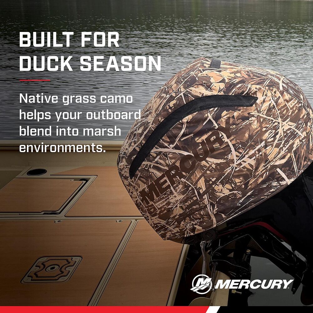 Mercury 8M0243230 Shoreline Grass vented splash cover for 75-115 HP outboards - view 7