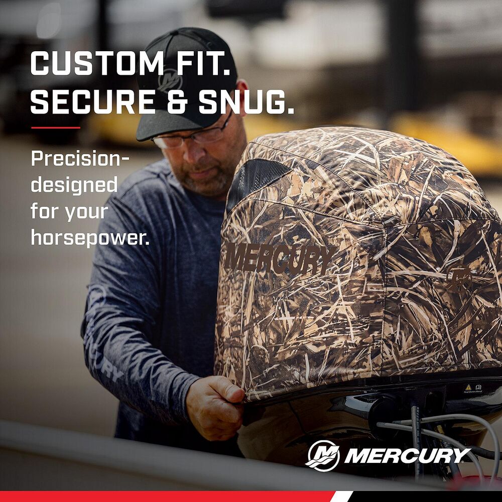Mercury 8M0243230 Shoreline Grass vented splash cover for 75-115 HP outboards - view 8