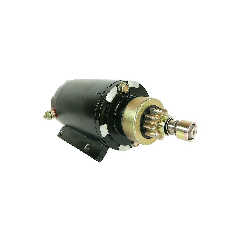 Quicksilver 8M6007321 starter motor pinion and mounting-bracket view