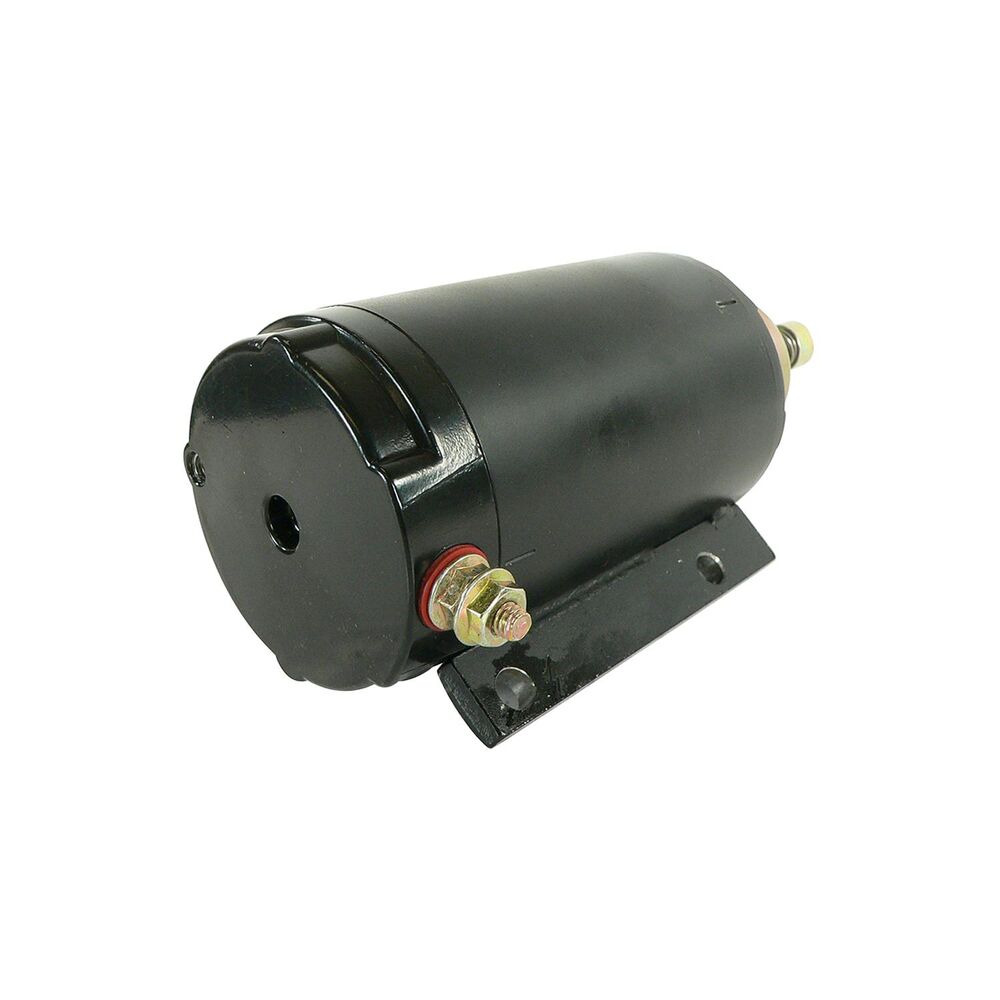 Quicksilver 8M6007321 starter motor rear and electrical-terminal view