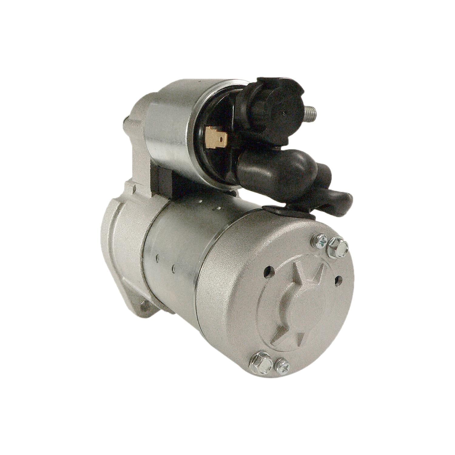 Quicksilver 8M6007388 12-volt marine starter motor, rear housing view
