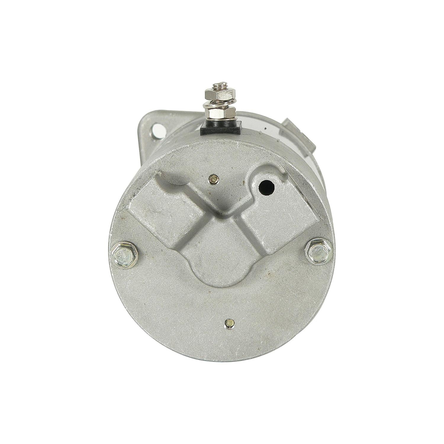 Quicksilver 8M6007390 starter motor rear housing and electrical-terminal view