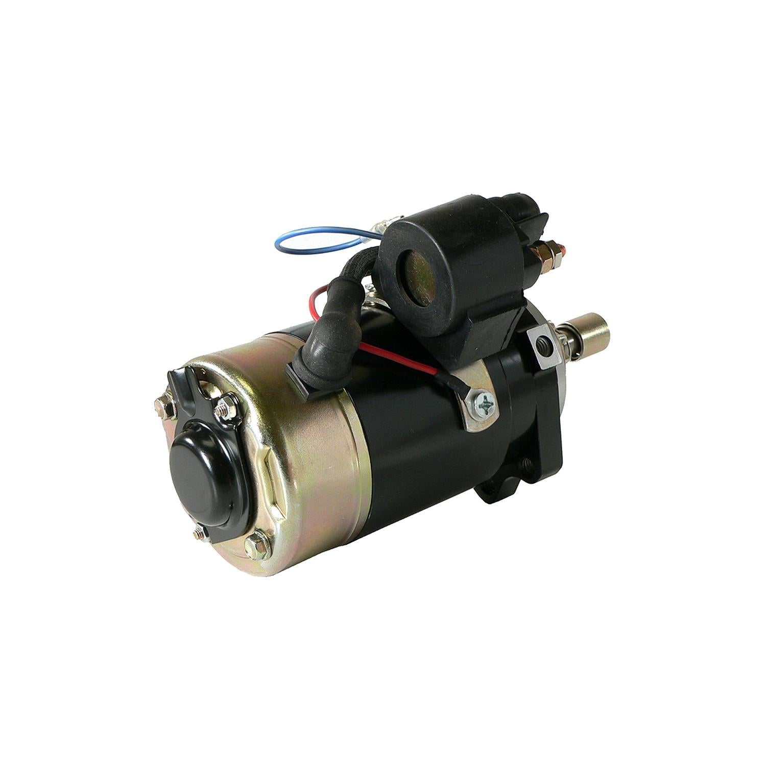 Quicksilver 8M6007394 starter motor, rear electrical view