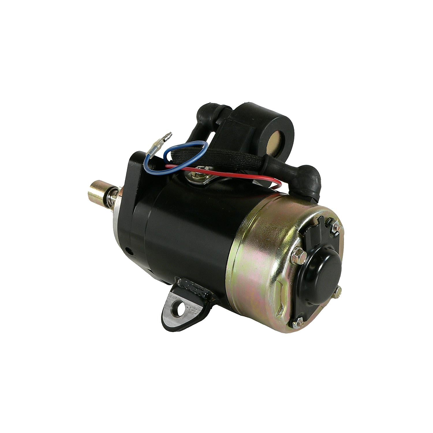 Quicksilver 8M6007394 12-volt starter motor, rear housing view