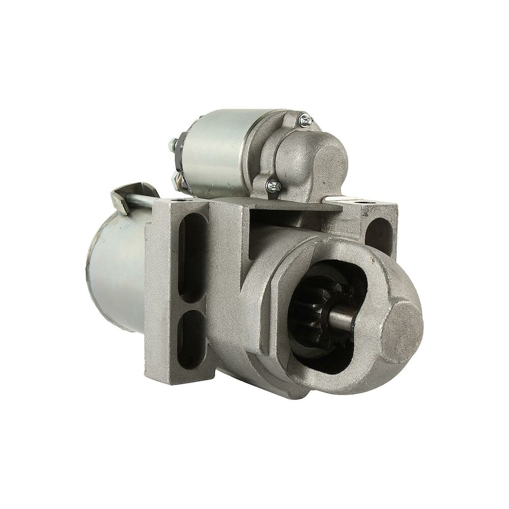 Quicksilver 8M6007404 12-volt starter motor drive-end and mounting view