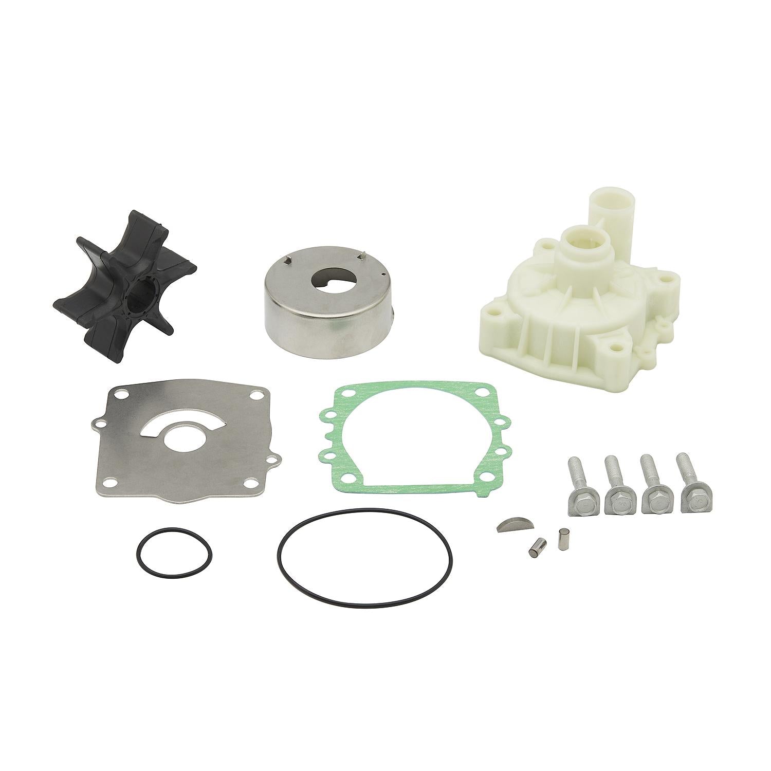 Quicksilver 8M6012787 water pump kit parts layout