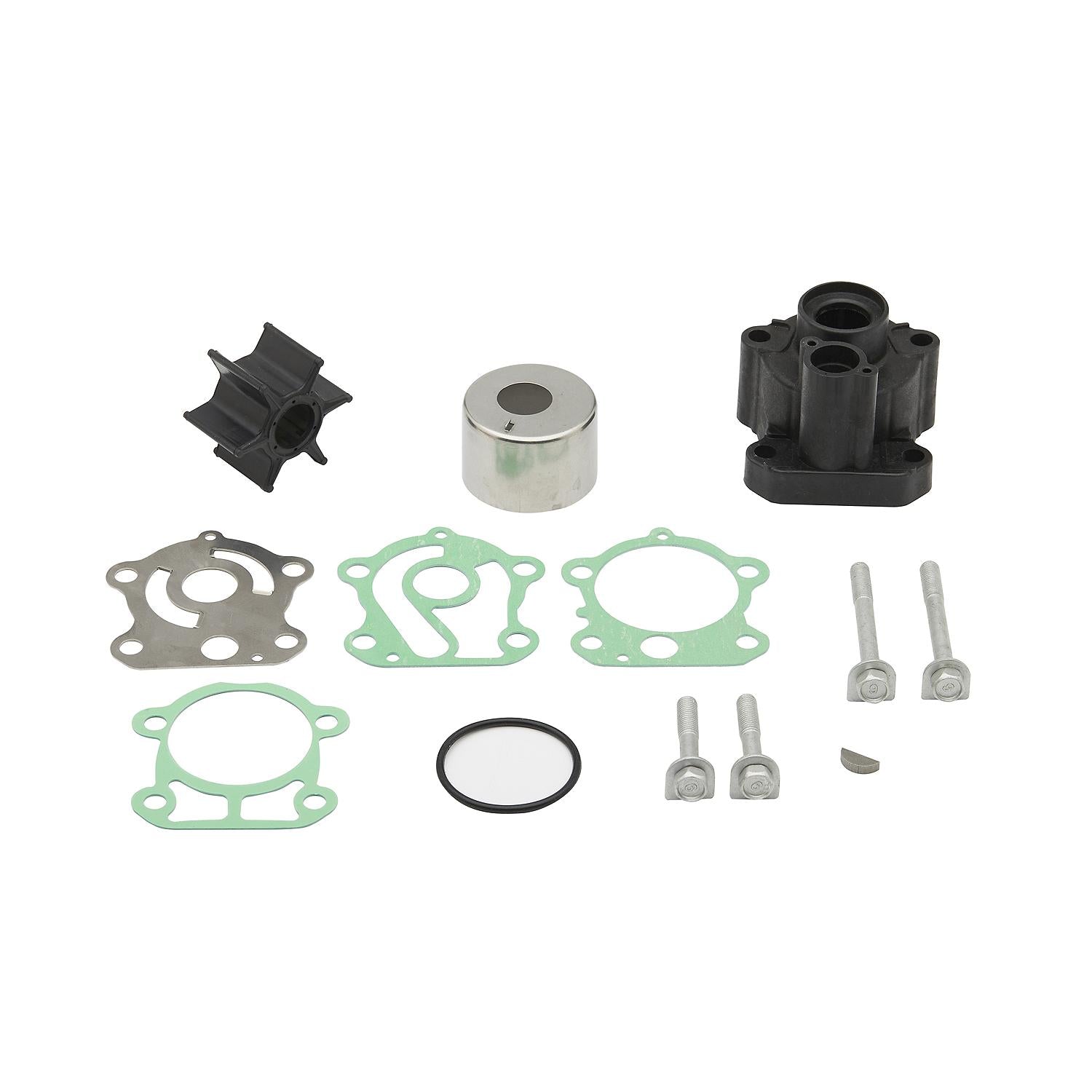 Quicksilver 8M6012801 water pump kit parts layout