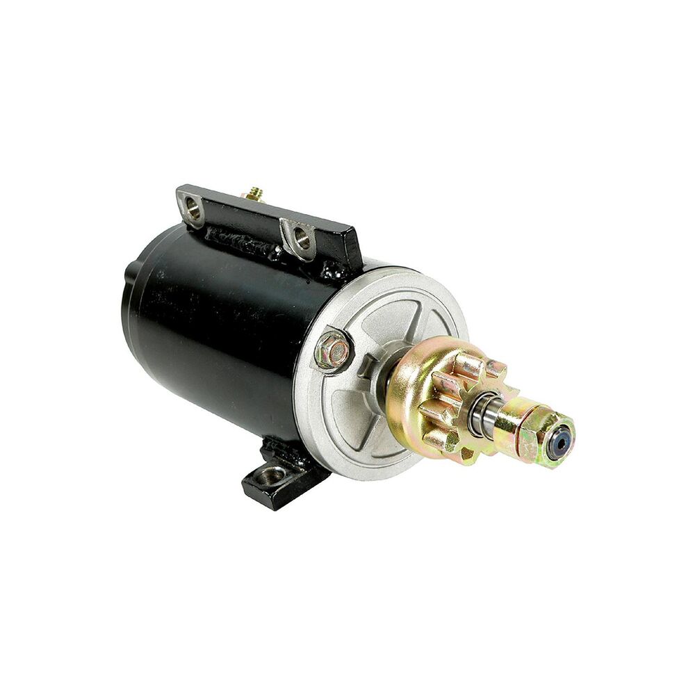 Quicksilver 8M6014127 starter motor drive and flange view
