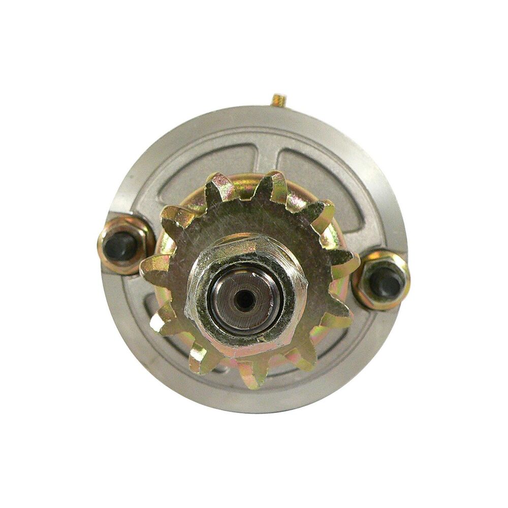 Quicksilver 8M6014132 starter motor drive-end and mounting-face view