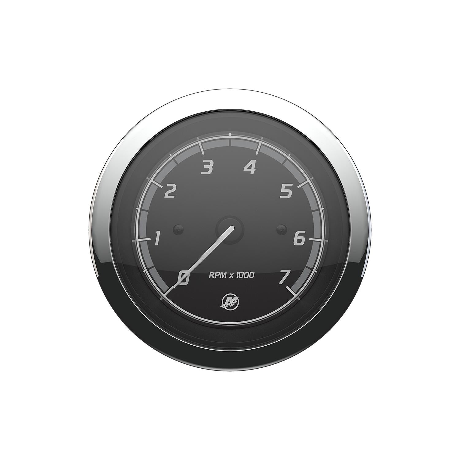 Mercury 45 MPH Speedometer Gauge Black Chrome 8M6020003