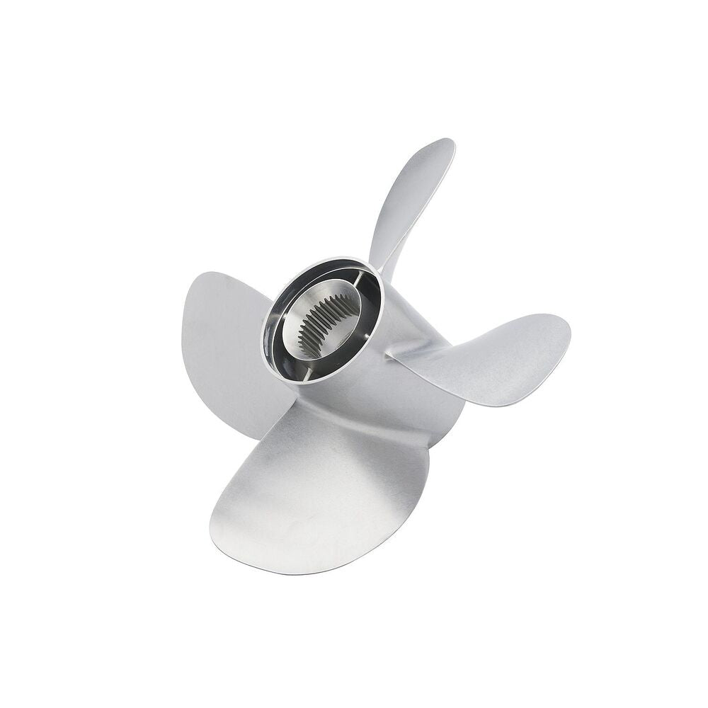 Mercury 8M8022420 Bravo Three front 15.5 in x 24 in LH stainless propeller view 3