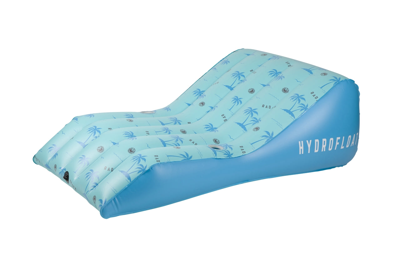 Radar Leisure Series Inflatable HydroFloat Lounger - Blue Palms