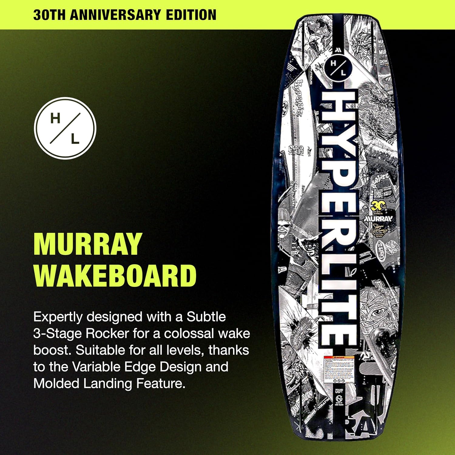 Hyperlite Murray Wakeboard with Team OT Bindings