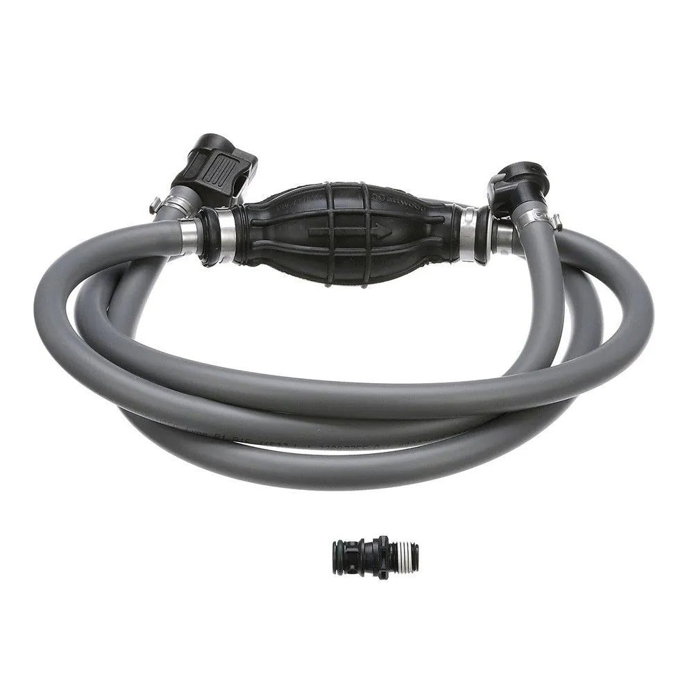 Attwood 93806HUS7 Honda marine fuel line kit with 3/8 inch by 6 foot hose primer bulb and universal sprayless connector