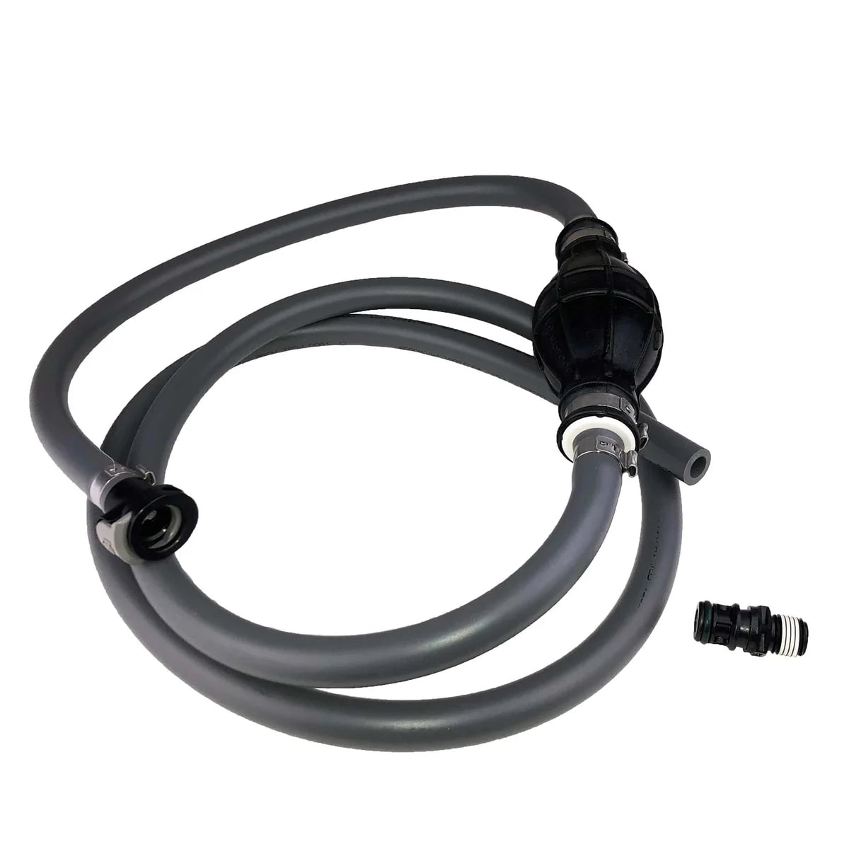 Attwood 93806UUS7 universal marine fuel line kit 3/8 inch by 6 foot with primer bulb and sprayless connectors