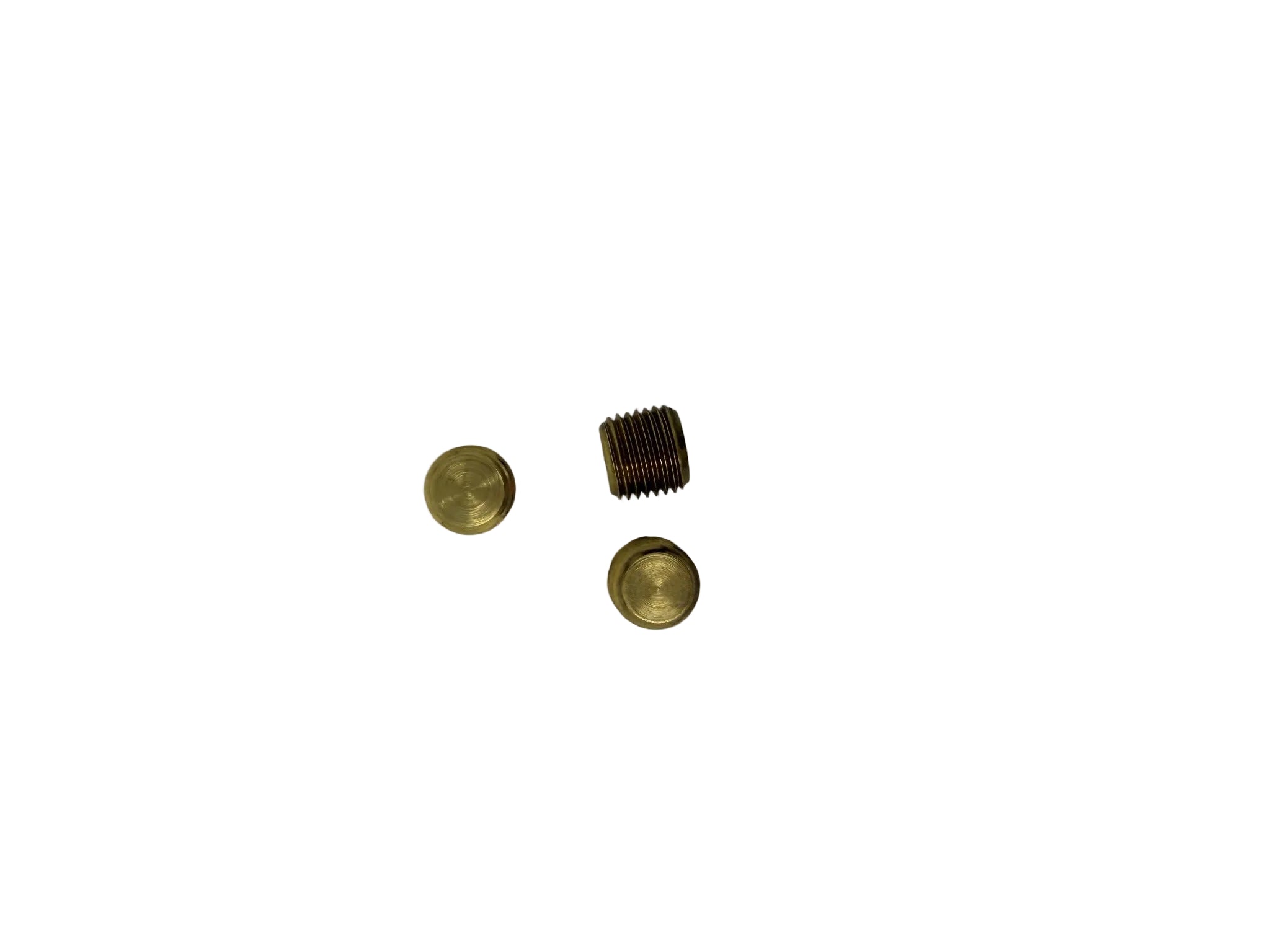 Suzuki 99105-20005-ASY fuel water separator brass plug close-up