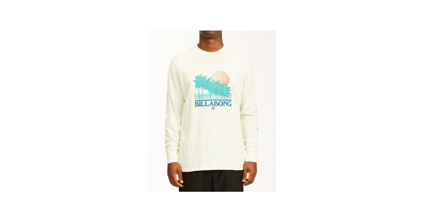 Billabong Club Tropix LS Wave Washed - Seaglass