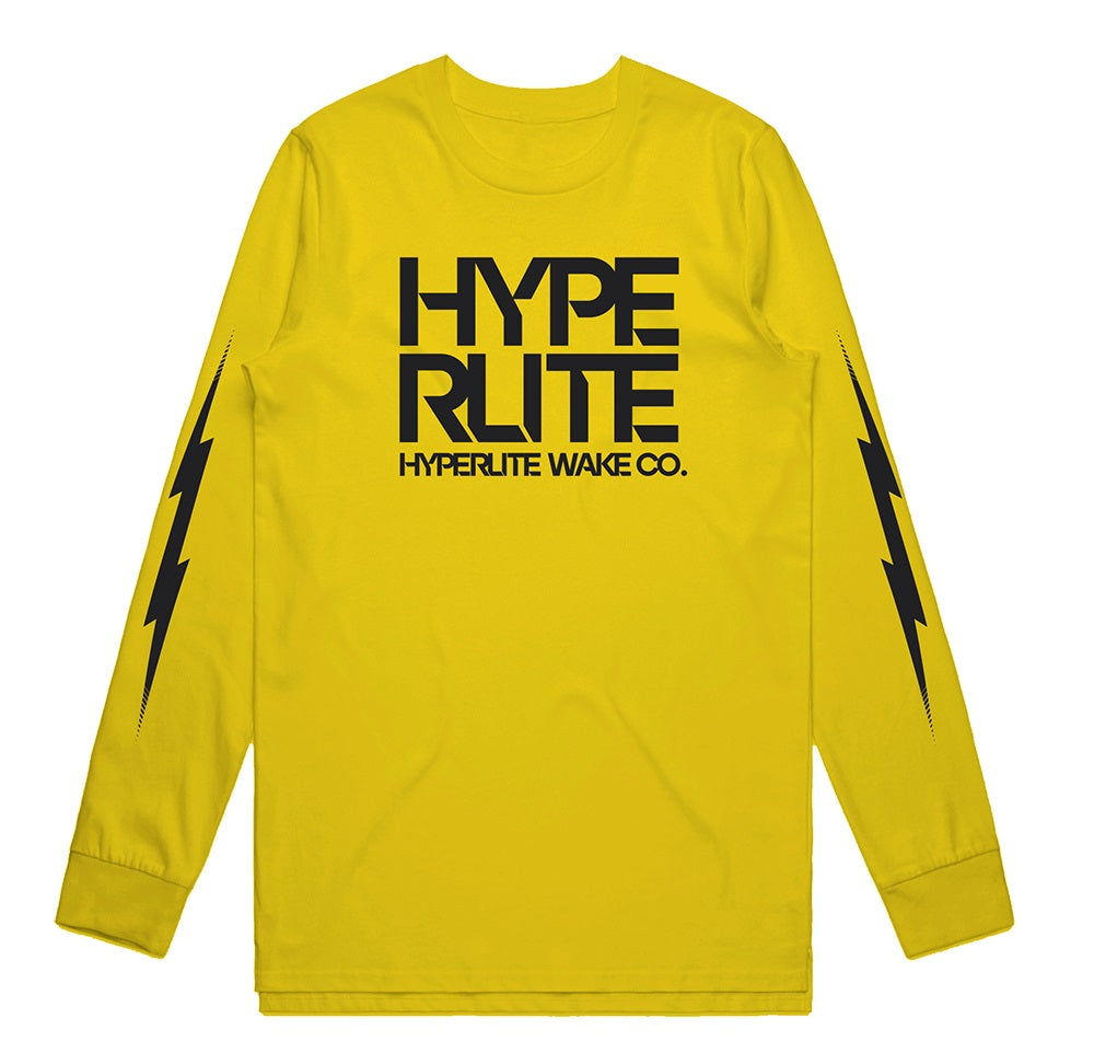 Hyperlite Bolt LS Tee Yellow